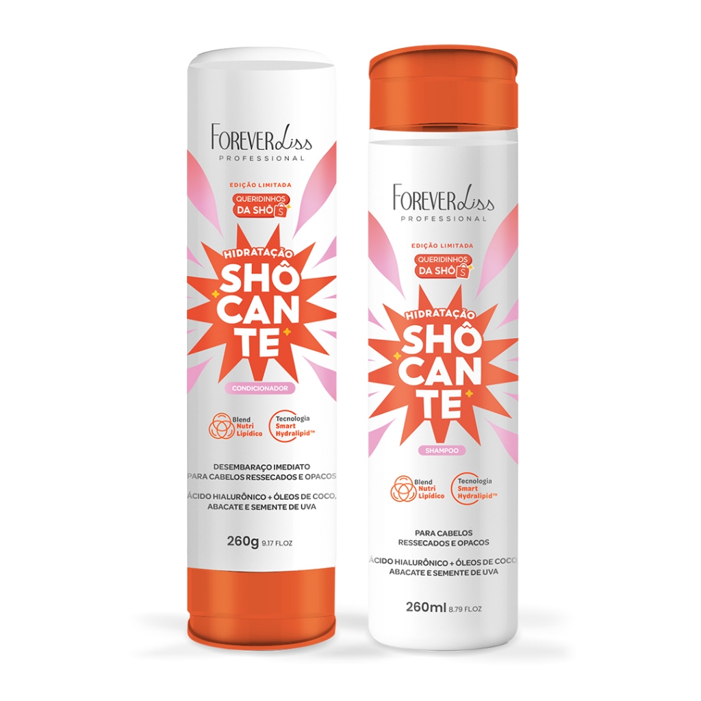 Kit Hidrata??o SH?cante Forever - Cabelo Macio 1 Kit Shampoo e Condicionador Hidratação SHÔcante Forever