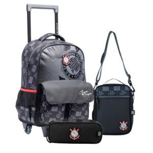 Kit Mochila Rodas Corinthians Xeryus