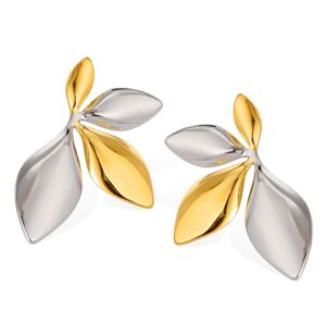 Brincos OLEVS Aço Inoxidável Flor Fashion