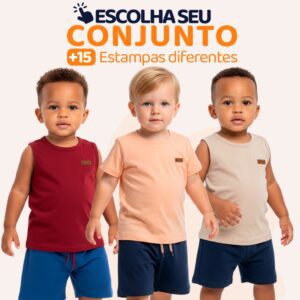 Conjunto Infantil Menino Algodão Reforçado