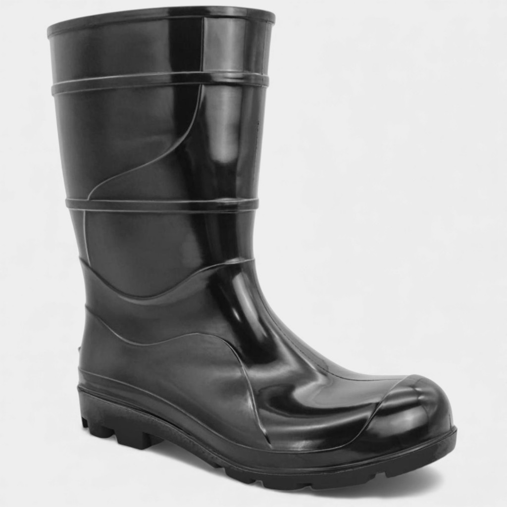 Bota PVC Antiderrapante Innpro CA 36025 1 Bota PVC Cano Medio Cartom Work Antiderrapante CA 36025