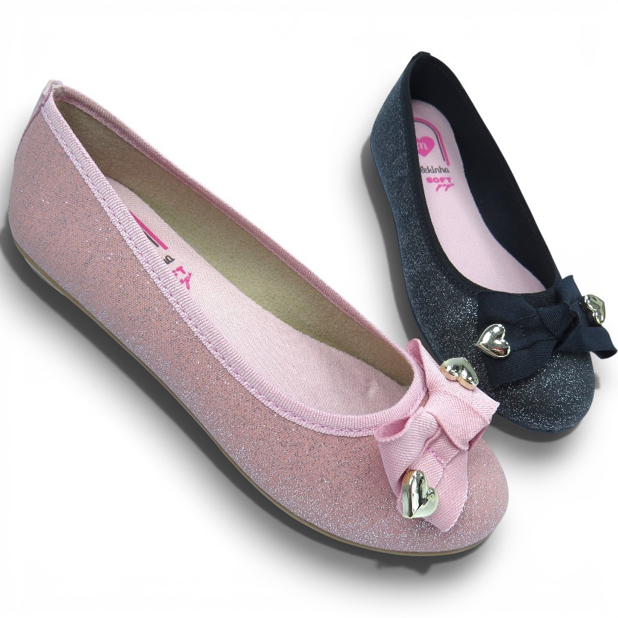 Sapatilha Infantil Molekinha Glitter 25 a 34 1 Sapatilha Infantil Molekinha Glitter 25 a 34