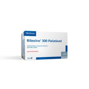 Rilexine 300 Palatável - 14 Comprimidos para Cães