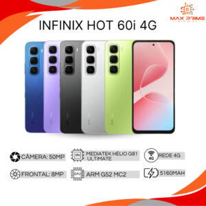 Infinix Hot 60i 4G - Câmera 50MP, 256GB