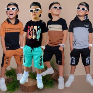 Conjunto Infantil Verão 8 Peças (2-14 anos)