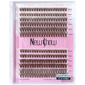 Tufos de Cílios Postiços Marrom Mink Sintético