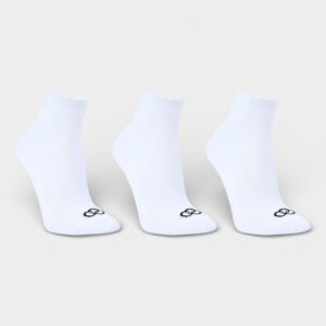 Meia Cano Curto Olympikus Feminina - Pacote de 3