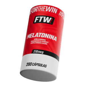 FTW Melatonina 200 Cáps  Suporte ao Sono e Recuperação Noturna