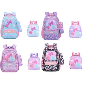 Kit Mochila Escolares Infantil 3 Peças
