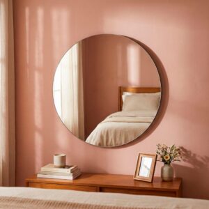 Espelho Redondo Lapidado 60cm