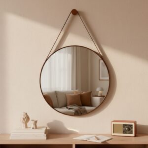 Espelho Redondo Adnet Decoração Sala 60cm