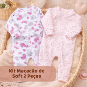 Macacão Bebê Antialérgico 2 Peças