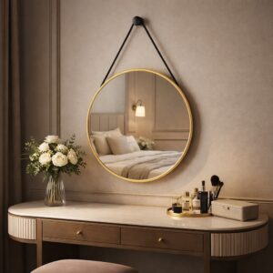 Espelho Redondo Adnet 50cm com Suporte