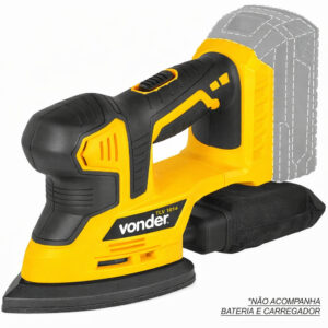 Lixadeira Delta Vonder 18V ILDV1814 Sem Bateria com Coletor de Pó