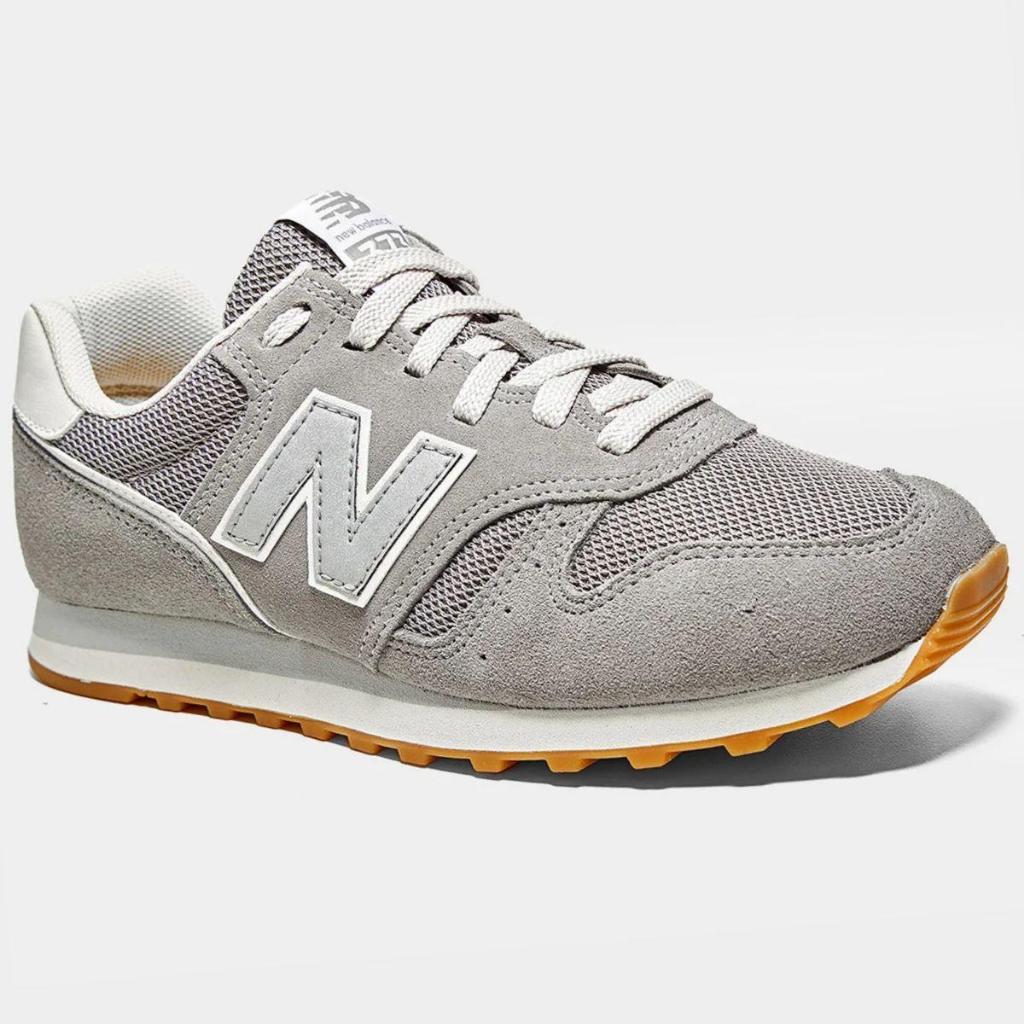 Tênis New Balance 373 V2 Feminino Cinza 1 Tênis New Balance 373 V'2 Feminino - Cinza