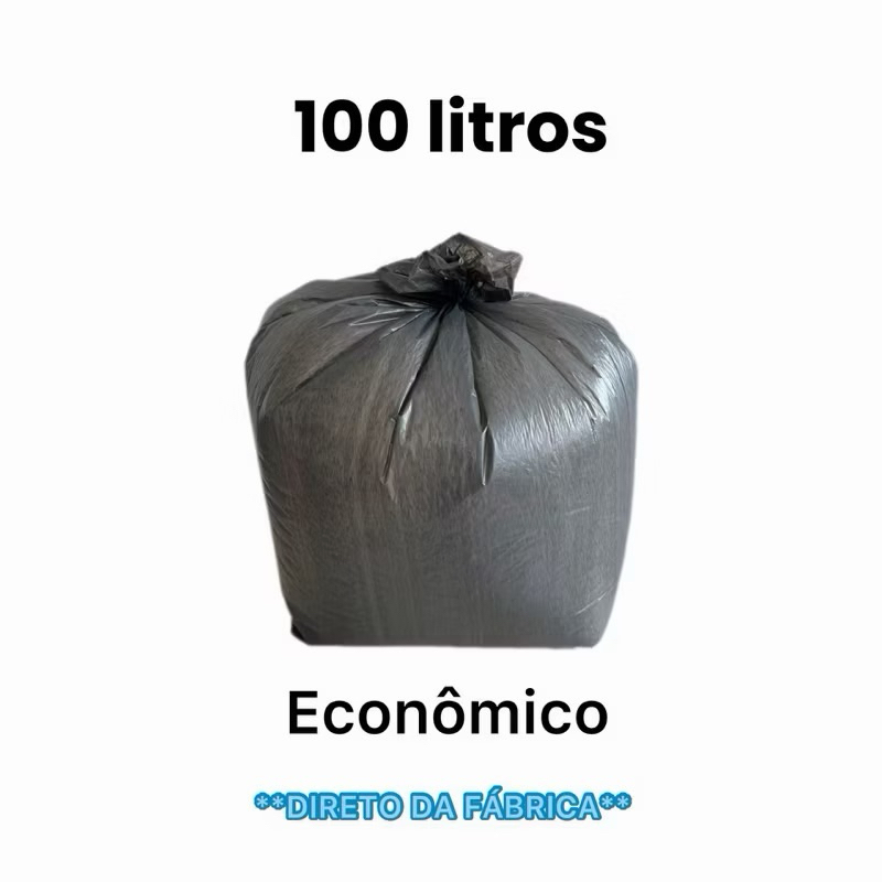 Saco de Lixo Preto 100 Litros (100 Unidades) 1 Saco de Lixo Preto 100 Litros (100 Unidades)