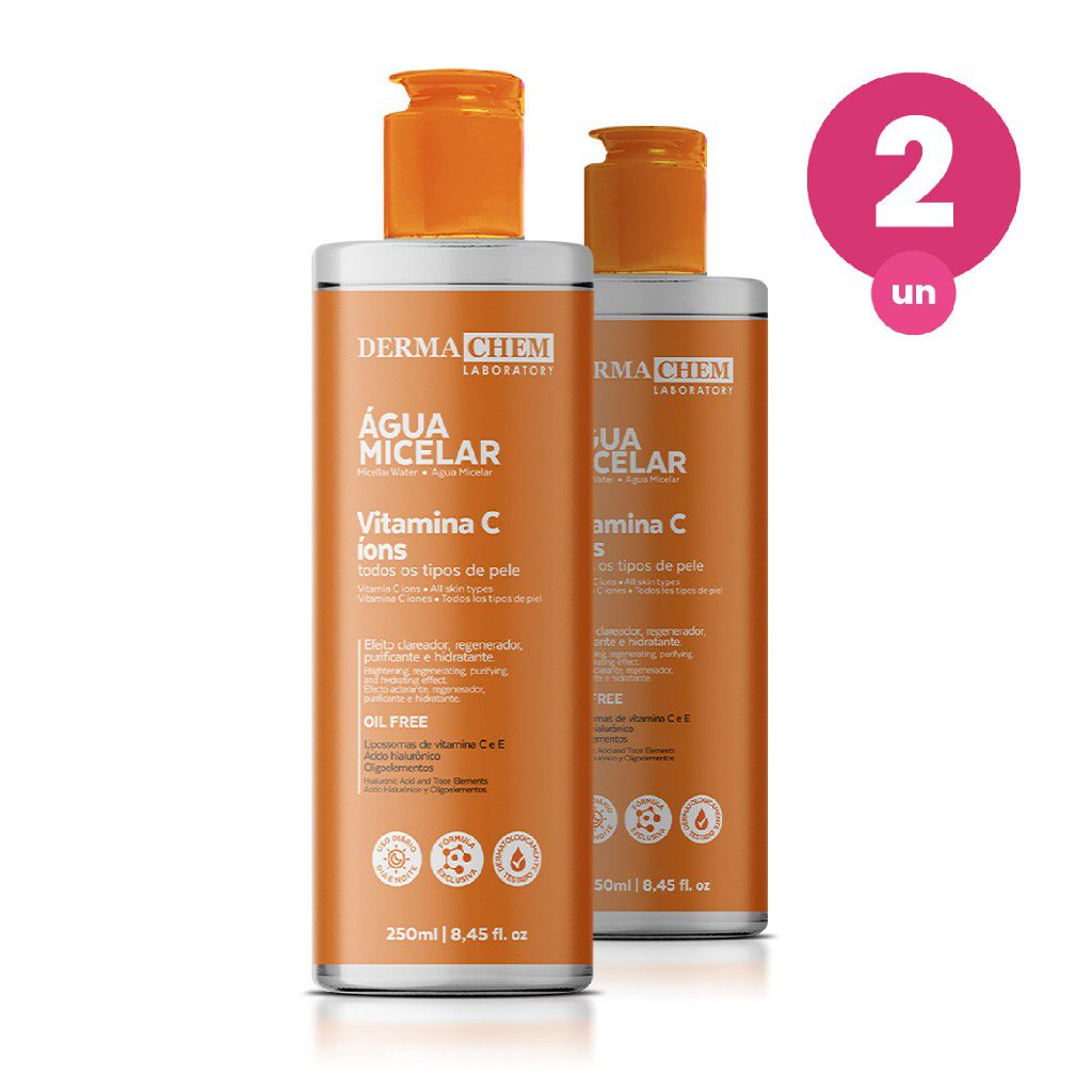 ?gua Micelar Vitamina C 250ml - Kit 2 1 Água Micelar Vitamina C 250ml - Kit 2