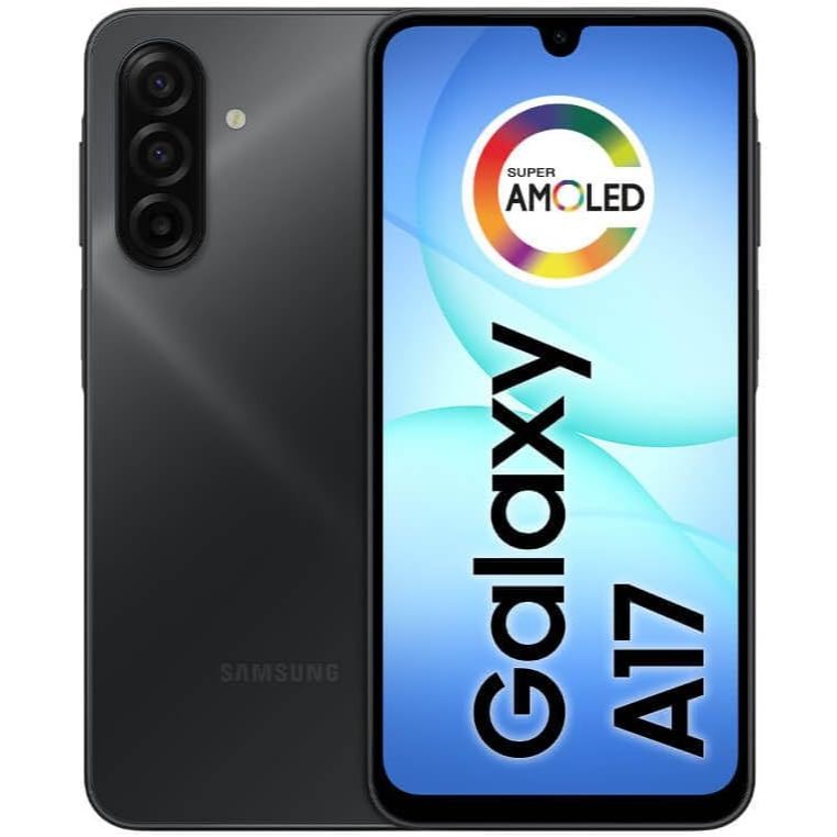 Samsung Galaxy A17 128GB Preto 1 Samsung Galaxy A17 128GB 4GB RAM - Tela 6.7 Super AMOLED