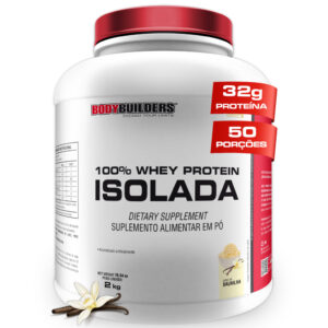 100% Whey Protein Isolada 2kg - Ganho de Músculo | 36g de Proteína - Bodybuilders