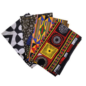Retalhos Tecido Africano - 4 Unidades