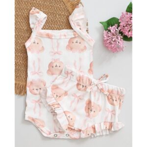 Conjunto Bebê Body Regata + Tapa Fralda (P-2)