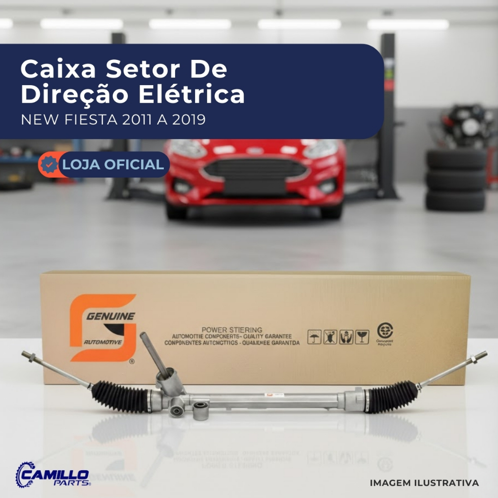 Caixa Dire??o El?trica Ford New Fiesta 1 Caixa Direção Elétrica Ford New Fiesta 2011 2012 2013 2014 2015 2016 2017 2018 2019 Reposição Qualidade Original