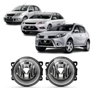 Farol Milha Sandero Fiesta Focus Peugeot 207 307 Citroen C3 C4 Logan Renegade