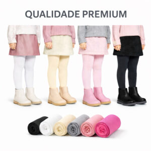 Meia Calça Infantil Grossa Inverno Feminina