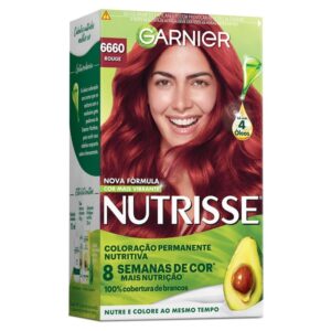 Tinta De Cabelo Nutrisse Creme 6660 Louro Escuro Ultra Vermelho