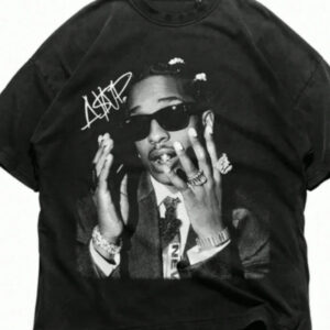 Camiseta Rapper Slim Algodão Premium Preta