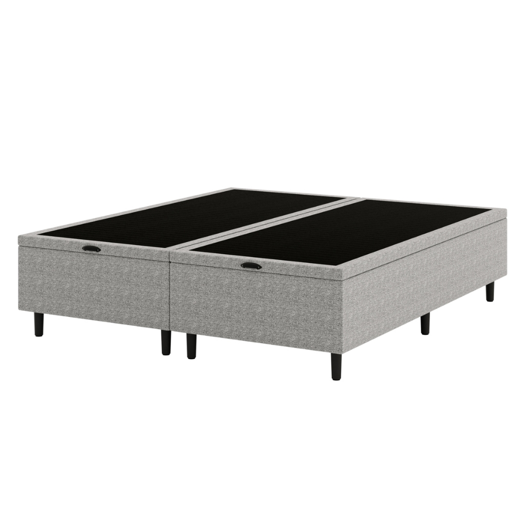 Base Box Ba? Queen Hypnos Umaflex 1 Base Box Baú Queen Hypnos 158x198x42 Cinza Umaflex
