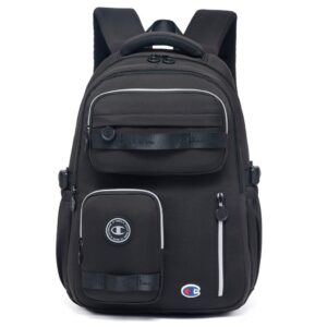 Mochila Champion Preta Reforçada Juvenil 39L