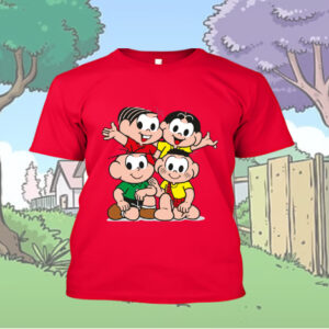 Camiseta Infantil Turma da Monica Estampada