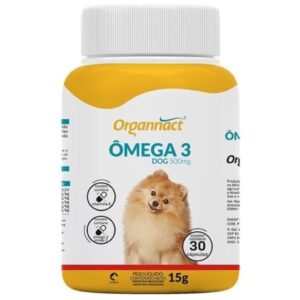 Suplemento Omega 3 Dog 500mg Vitaminico Organnact 500 mg Cão
