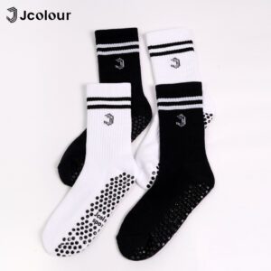 Meias Femininas Cano Longo Listradas Algodão