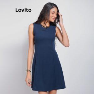 Vestido Feminino Curto Evasê Elegante