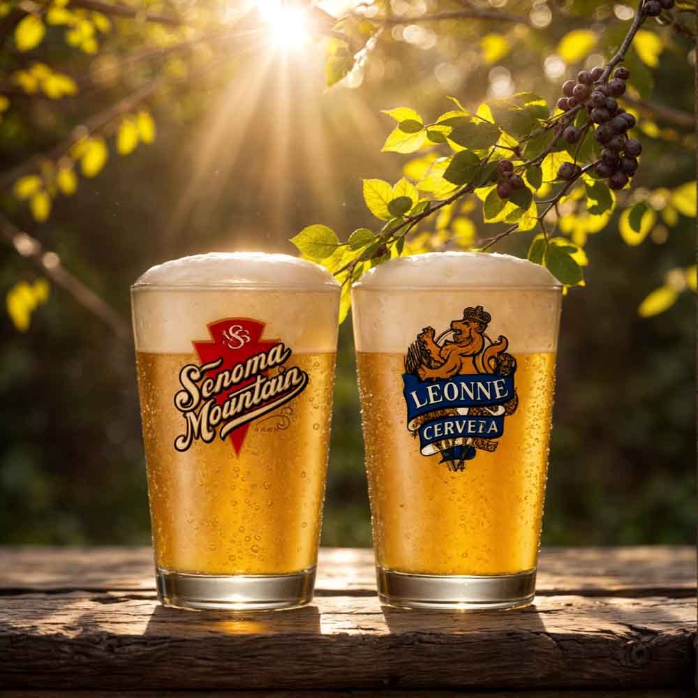 Jogo de Copos Caldereta Vidro R?tulo Cerveja 350ml 1 Jogo de Copos Caldereta Vidro Rótulo Cerveja 350ml