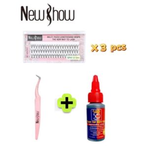 Cílios Tufos Sem Nó 12P - New Show