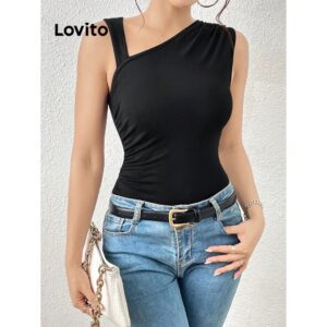 Regata Malha Alças Assimétricas Feminina