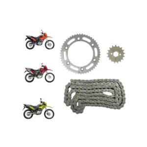 Kit Relação Transmissão Coroa Pinhão e Corrente C/ Retentor Nxr Bros 150 de 2003 até 2015