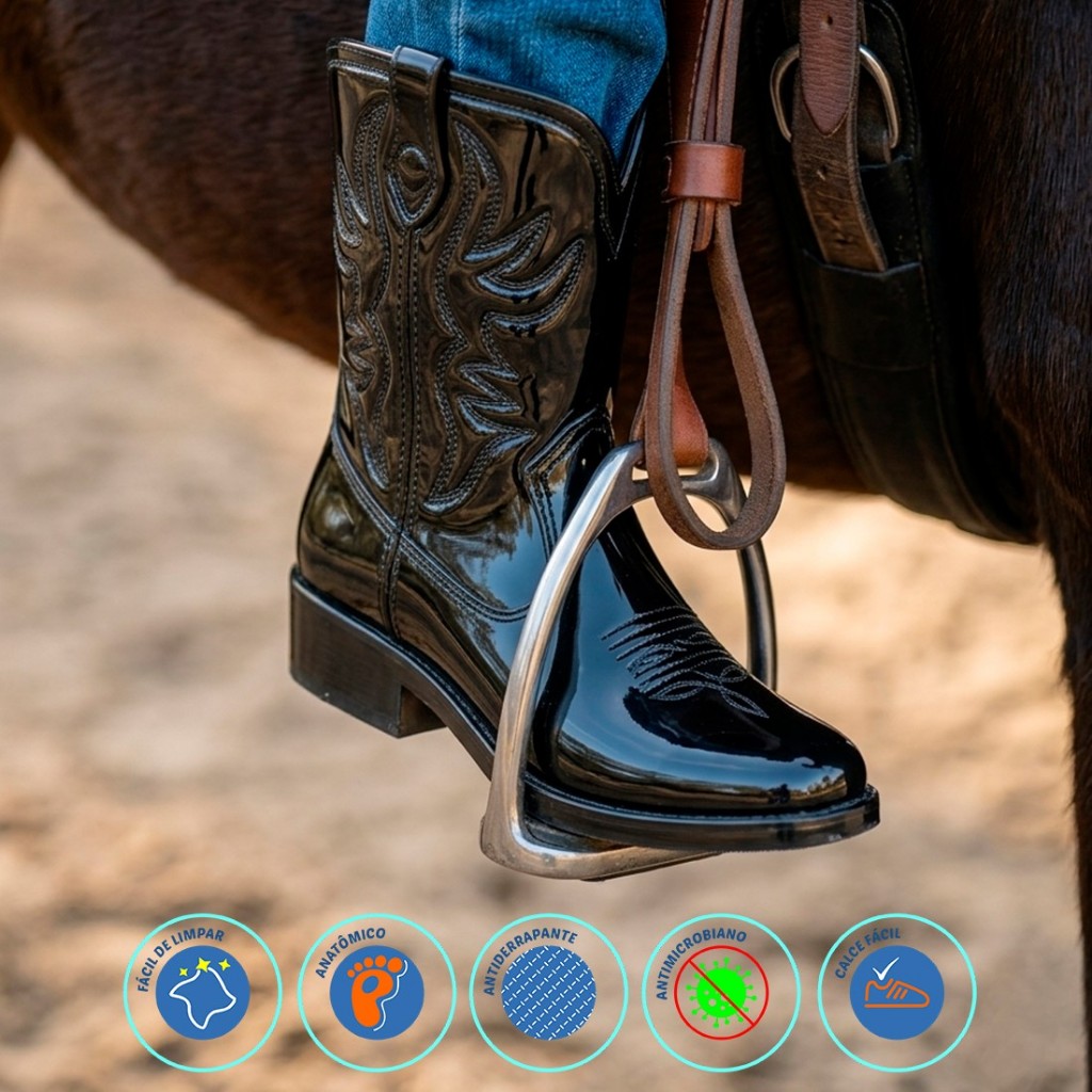 Botina Infantil Country Imperme?vel - Conforto e Estilo 1 Bota Botina Country Passeio Menina Feminino Infantil Impermeável Macio Leve Confortável Moda Criança