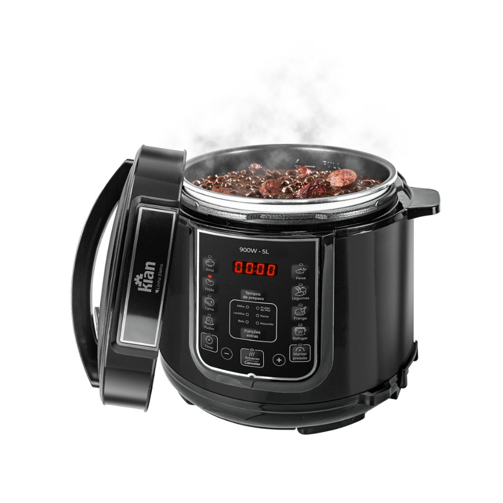 Panela de Press?o El?trica 5L Kian PPE101 1 Panela de Pressão Elétrica 5L Kian PPE101