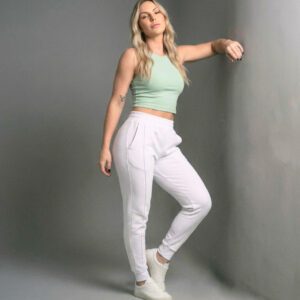Calça Jogger Premium Encorpada Feminina