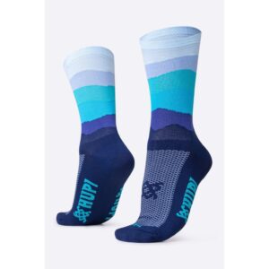 Meia Esportiva HUPI Azul Oceano - Cano Médio