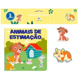 Livro Animais de Estimação Banho + Brinquedos