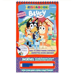 Livro Riscabook | Bluey | Escreva e Apague