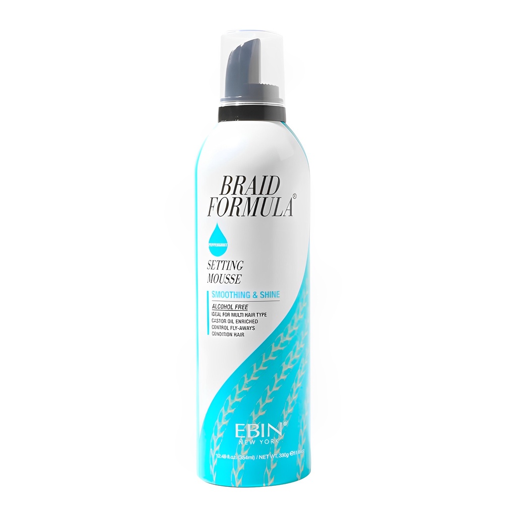 Mousse Fixa??o Ebin Alisamento e Brilho 1 Mousse Fixação Ebin Alisamento e Brilho