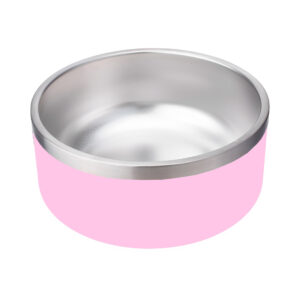 Tigela Comedouro para Cães Life NT-11 64oz para Pet Rosa