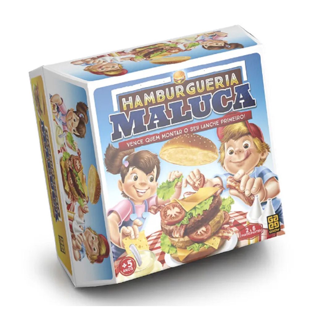 Jogo Hamburgueria Maluca Grow 03574 1 Jogo Hamburgueria Maluca Grow 03574