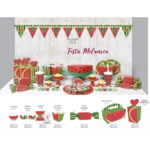 kit festa melancia completo